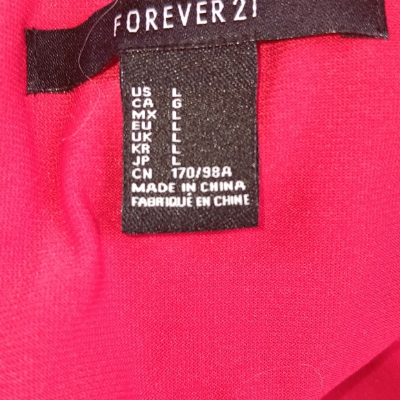 Forever 21 strapless red cocktail dress - Picture 2 of 2